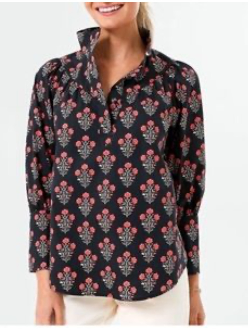 Tuckernuck Black Dahlia Corrigan Blouse